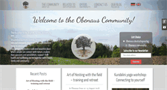 Desktop Screenshot of obenauscommunity.org