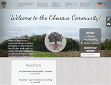 Tablet Screenshot of obenauscommunity.org